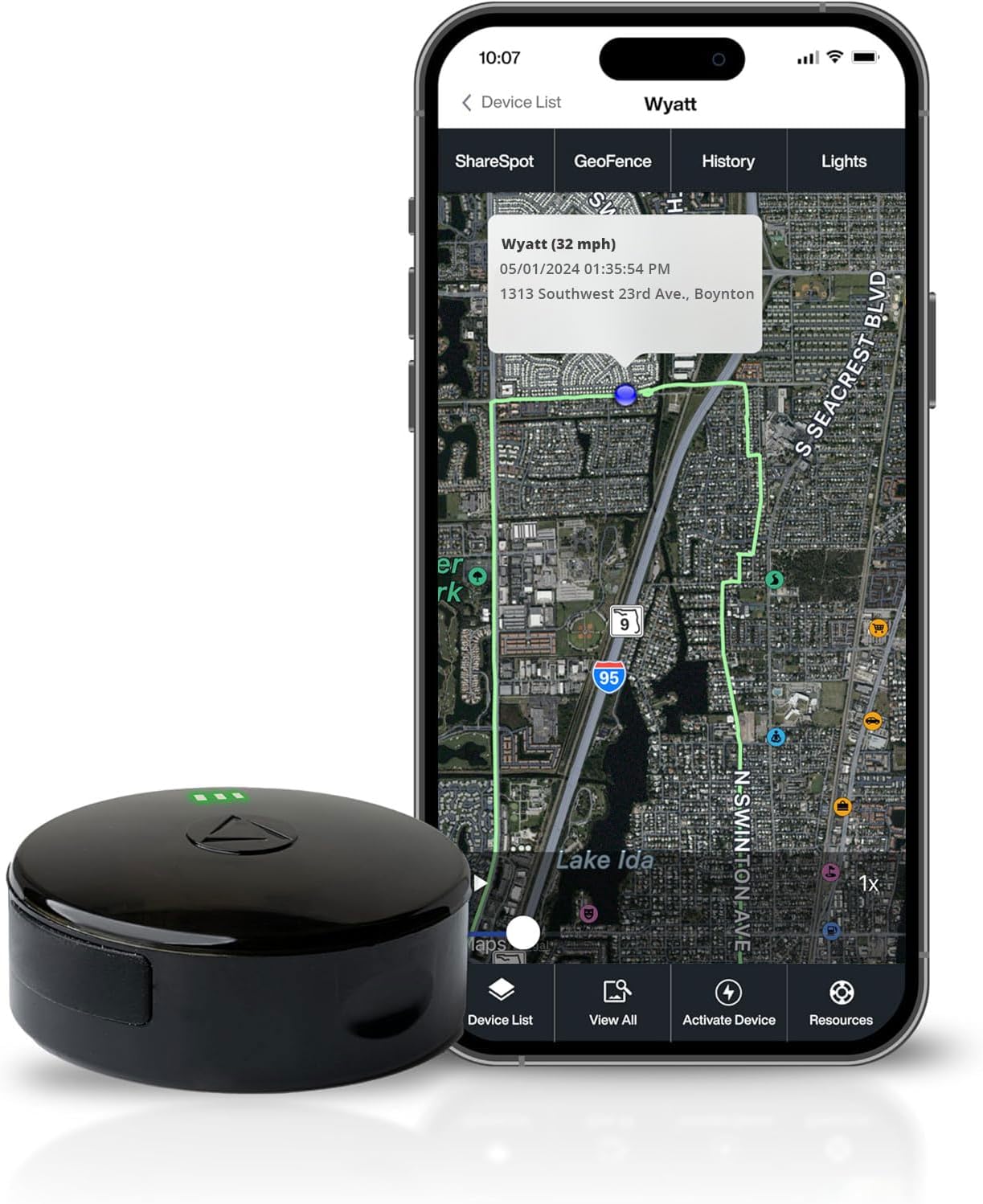 LandAirSea 54 GPS Tracker - Made in the USA from Domestic & Imported Parts. Long Battery, Magnetic, Waterproof, Global Tracking. Subscription Required - Image 9